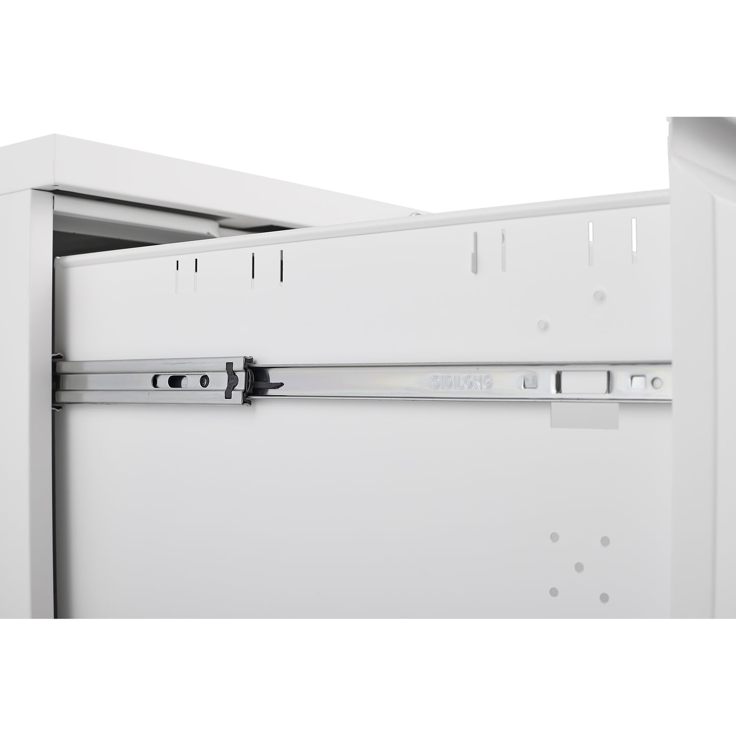 2 Drawer Mobile File Cabinet with Lock, Desk Office