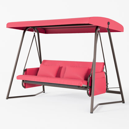 Outdoor Patio Swing Chair, bed, Cushion, Canopy