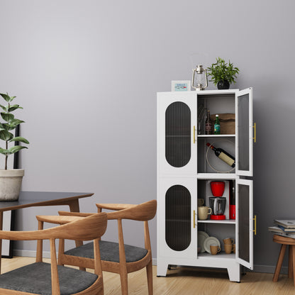 Metal Storage Cabinet, with Doors and Shelves