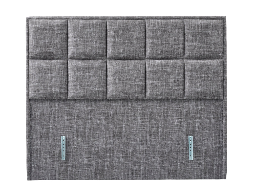 Cansas Storage Bed With Headboard Grey