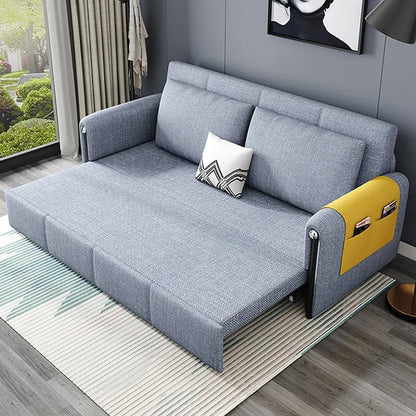 Contemporary Sleeper Sofa with Convertible Storage