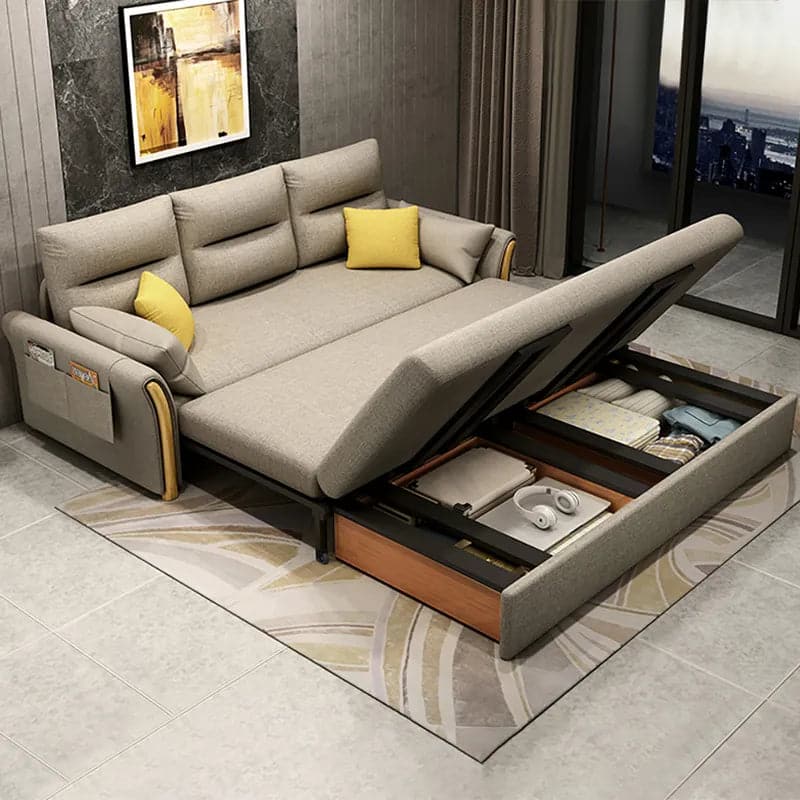 Convertible Full Sleeper Sofa Upholstered, with Storage