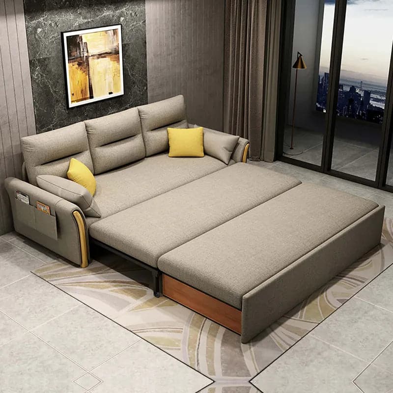 Convertible Full Sleeper Sofa Upholstered, with Storage