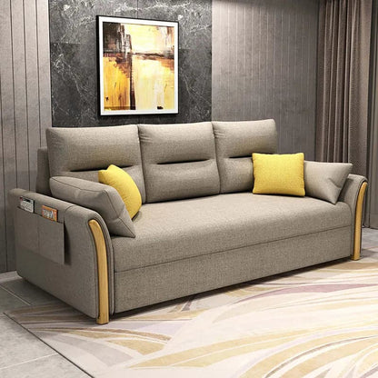 Convertible Full Sleeper Sofa Upholstered, with Storage