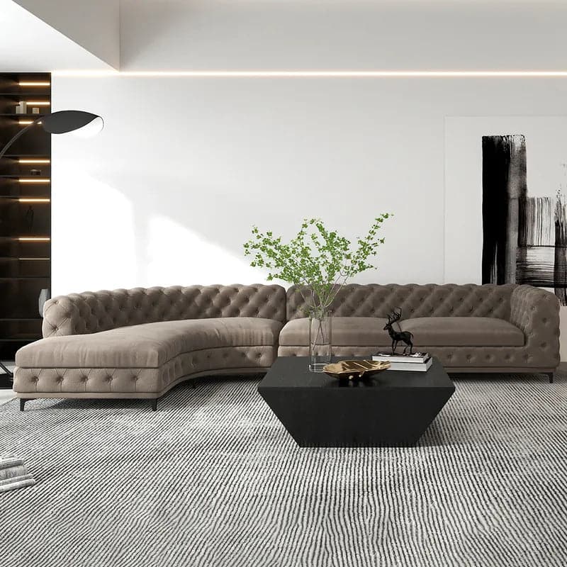 Sectional Chesterfield Sofa, 5-Seater