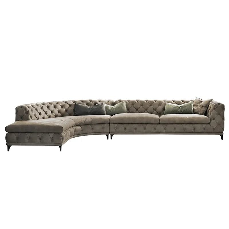 Sectional Chesterfield Sofa, 5-Seater