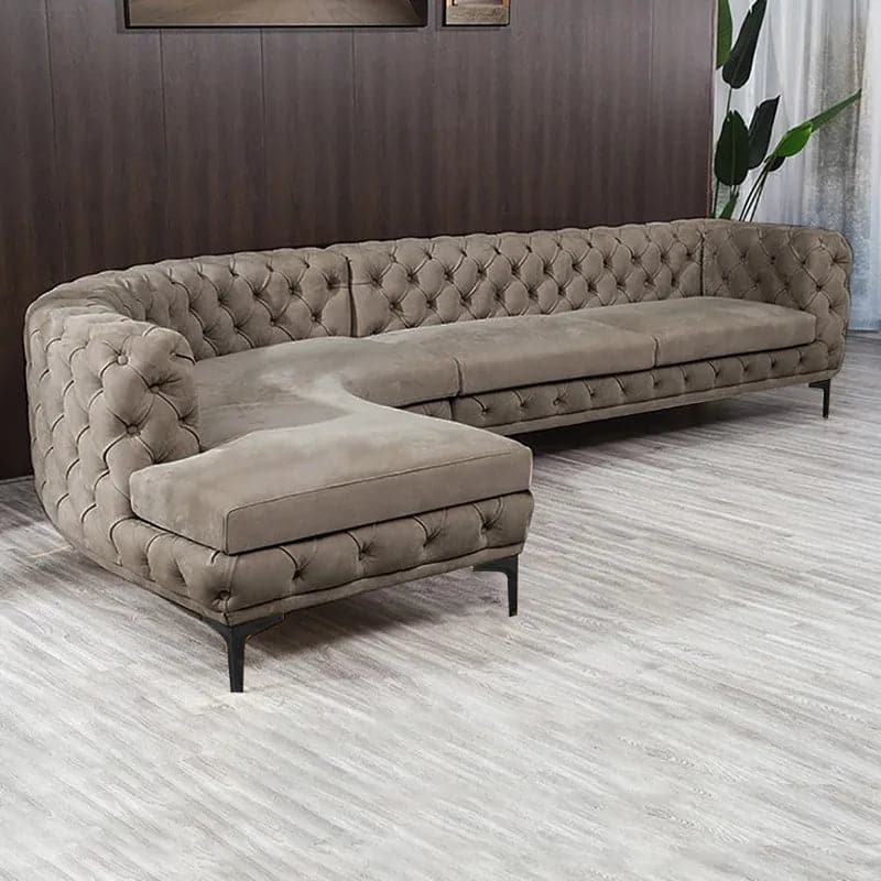 Sectional Chesterfield Sofa, 5-Seater