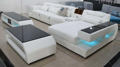 Modern Recliner Sectional With Mood Light