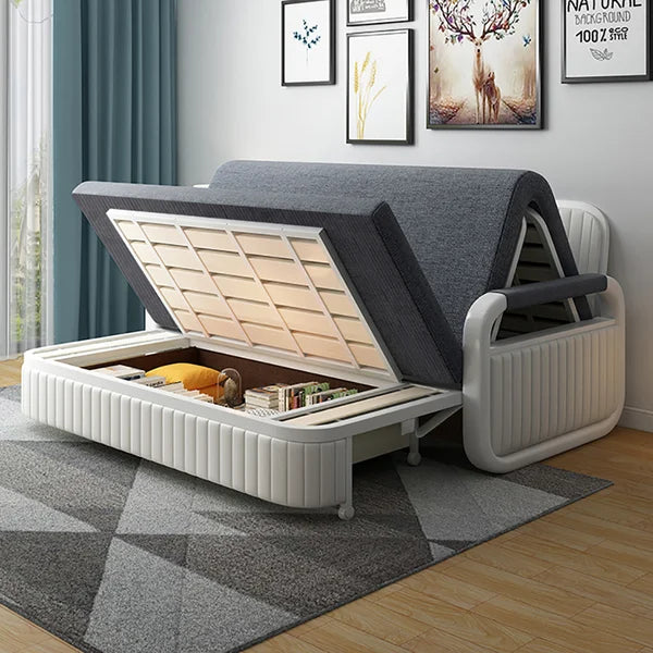 Modern Convertible Sleeper Sof, Storage