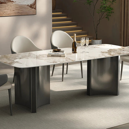 European Modern Dining Table: Nordic Oval Design, Living Room Center, Kitchen Furniture