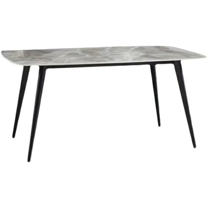 Modern Nordic Dining Table: Designer, Black, Mobile, Space-Saving