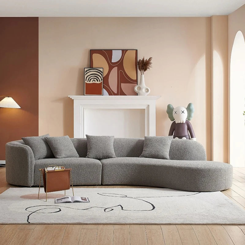 Simple Modern Lazy Sofa: Nordic White, Designer Reading Chair, Love Seat