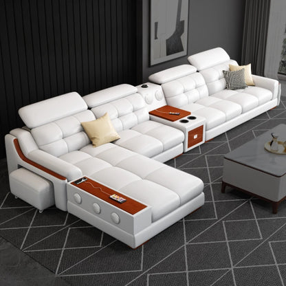 Reclining Genuine Leather Sofas: Luxury Modern Nordic, Designer Sectional Loveseat