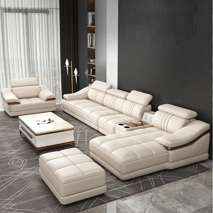 Modern Luxury Sofas: Fancy Nordic Designer, Reclining Corner Lounge