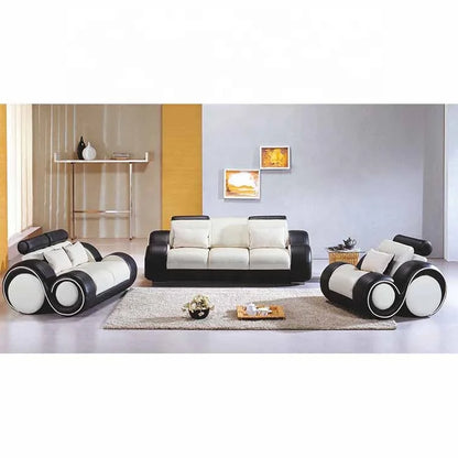 Modern Luxury Italian Leather Recliner Sofa Set for Living Rooms