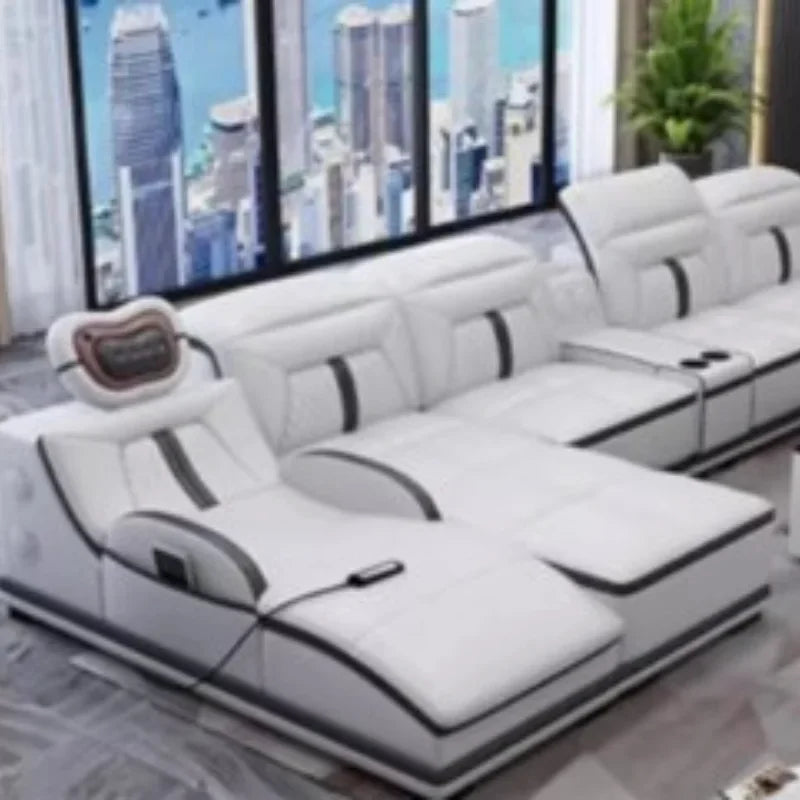 Luxury Nordic Living Room Sofas - European Armchair & Massage Lounge