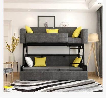 Sofa Bed Foldable Multi-Functional Up and Down Bunk Bed