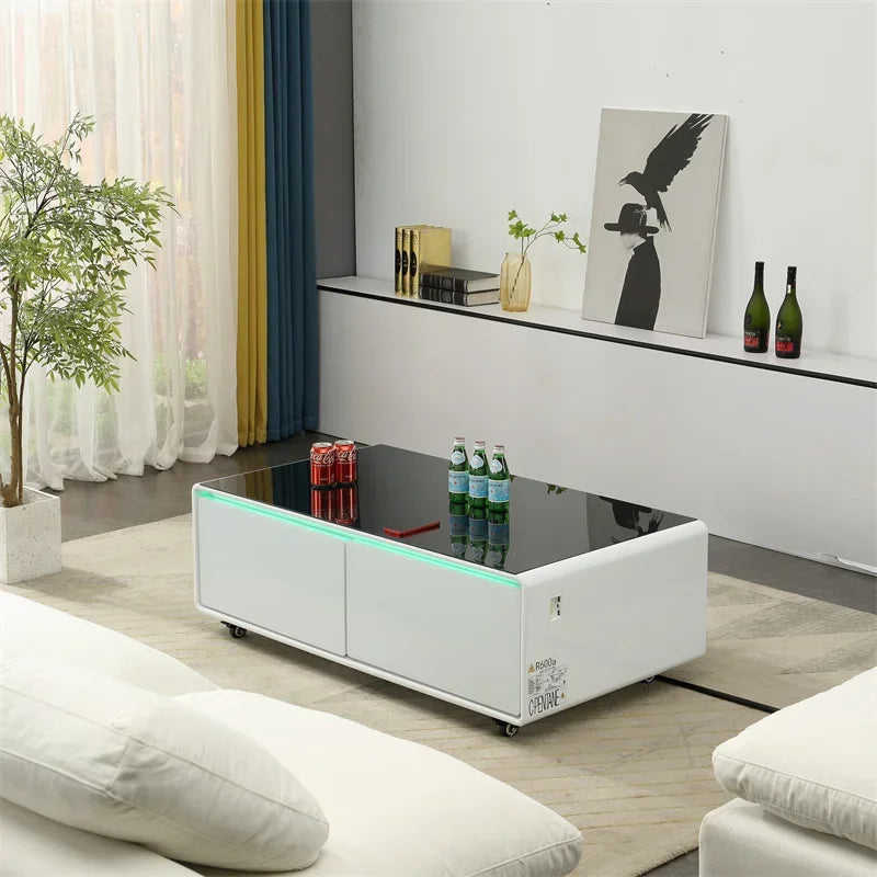 Smart Refrigerator USB Charger Multifunctional Coffee Table