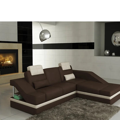 Electric Leather Recliner Sofa Set – Modern 3-Seater with Storage