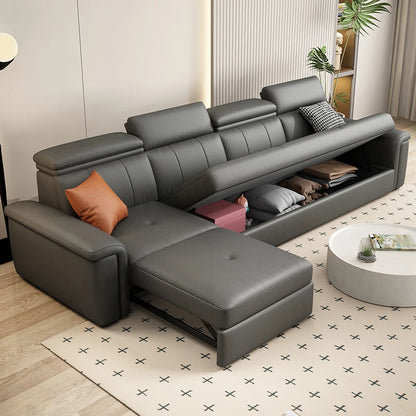 Lazy Living Room Sofa Chair - Simple Reclining Black