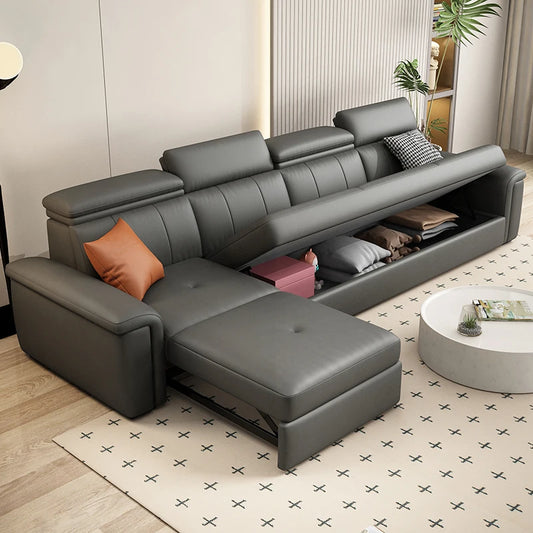 Lazy Living Room Sofa Chair - Simple Reclining Black