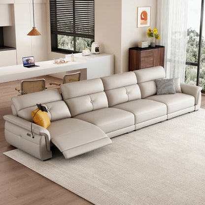 Leather Modern Multifunctional Sofa - Electric Adjustable