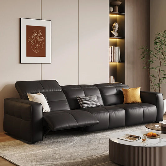 Electric Black Living Room Sofa - Modern Smart & Multifunctional