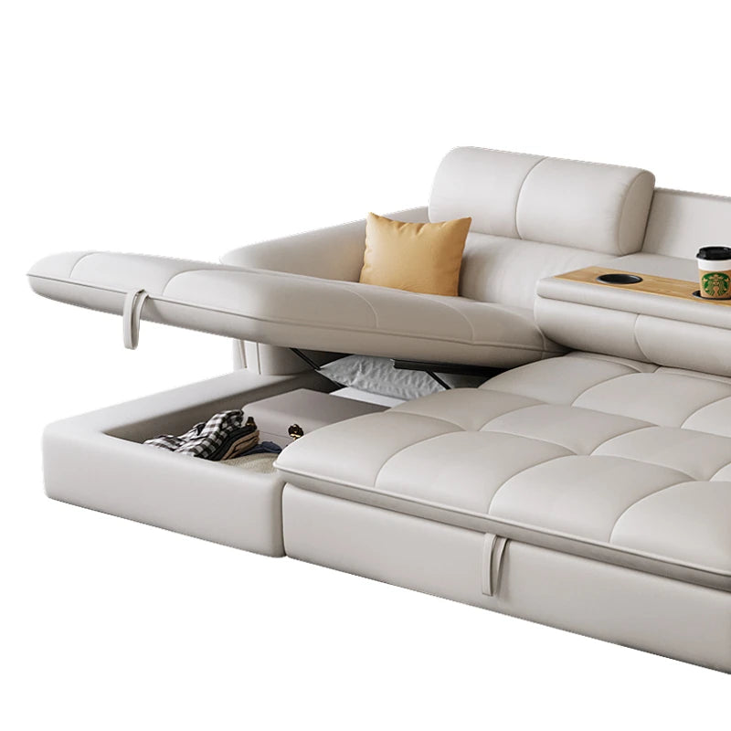 New Arrival Designer Leather Reclining Sofa - Italian Sectional