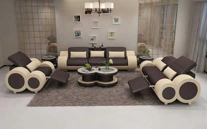 Hot Selling Modern Leather Modular Sofa Set for Modern Living Rooms