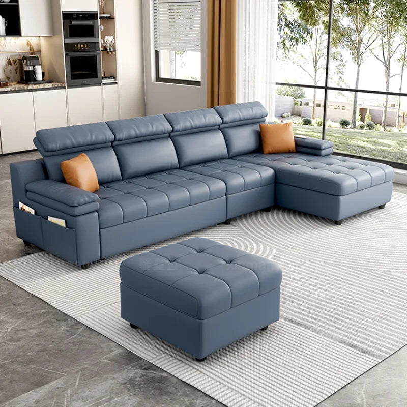 Reclining Storage Sofa - Modern Corner Lounge & Designer Loveseat