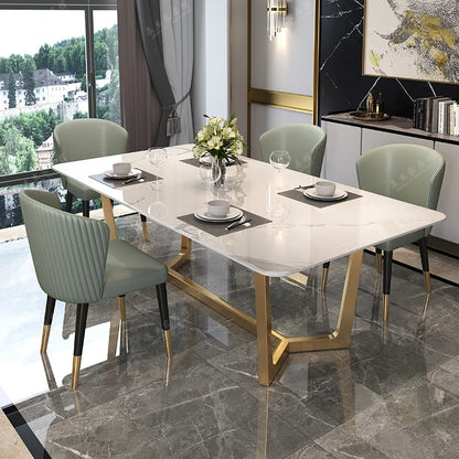 Italian Luxury Dining Table: Modern Design, Kitchen Center, Restaurant, Home Furniture