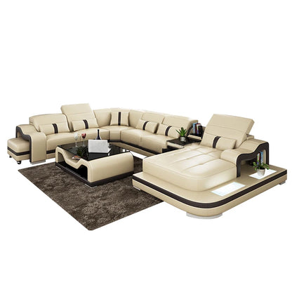 Customized Luxury Sectional Sofa Set for Modern Living Rooms