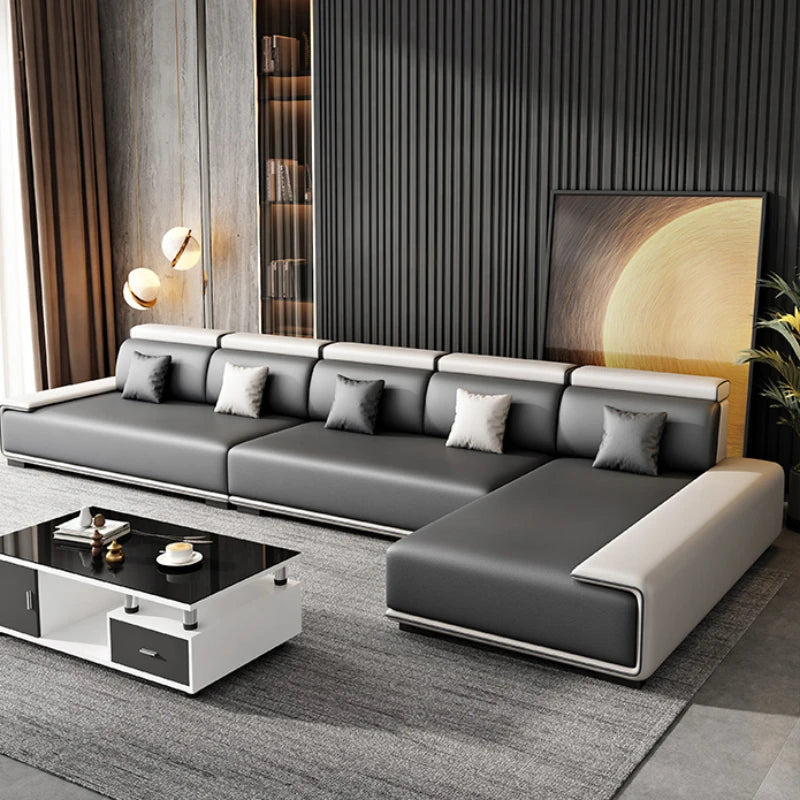 Designer Modern Sofa - Lazy Recliner, Luxury Lounge Sectional