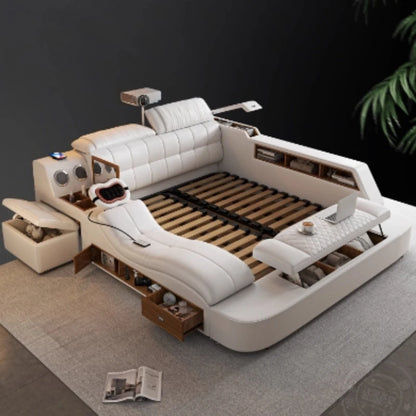 Queen Frame Multifunctional Bed with Drawers - Luxury King