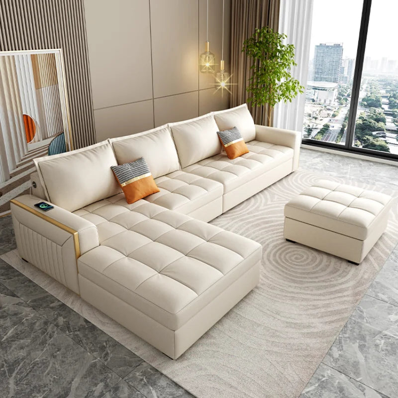 White Luxury Modern Sofas: Storage, Reclining, Nordic Corner