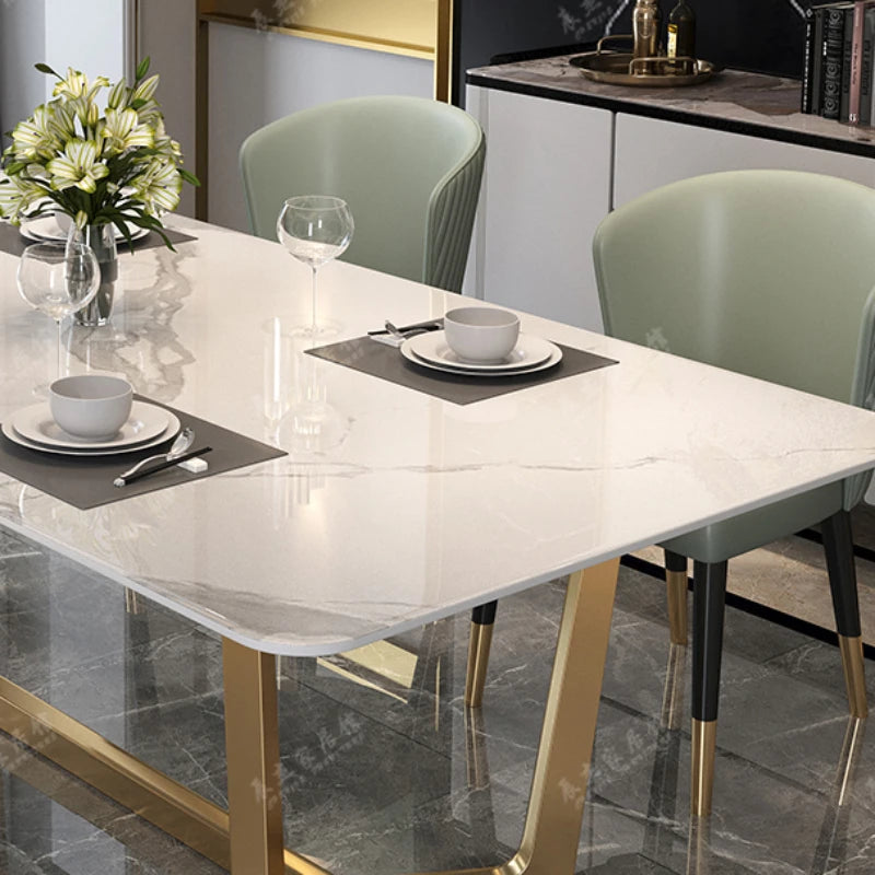 Italian Luxury Dining Table: Modern Design, Kitchen Center, Restaurant, Home Furniture