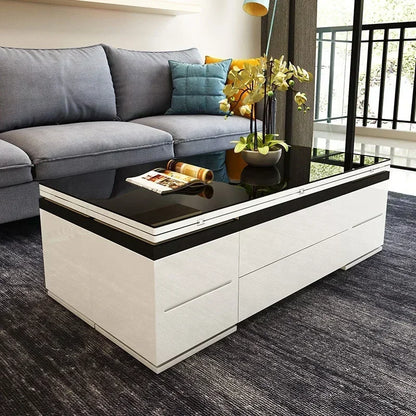 Lift-Up Convertible Dining Table: Multifunctional, Adjustable Smart Coffee Table