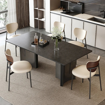 European Modern Dining Table: Nordic Oval Design, Living Room Center, Kitchen Furniture