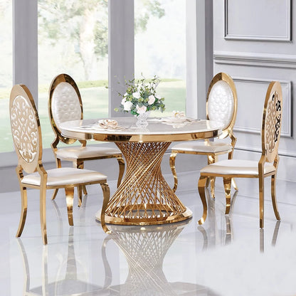 furniture wedding chairs and tables metal gold stainless steel