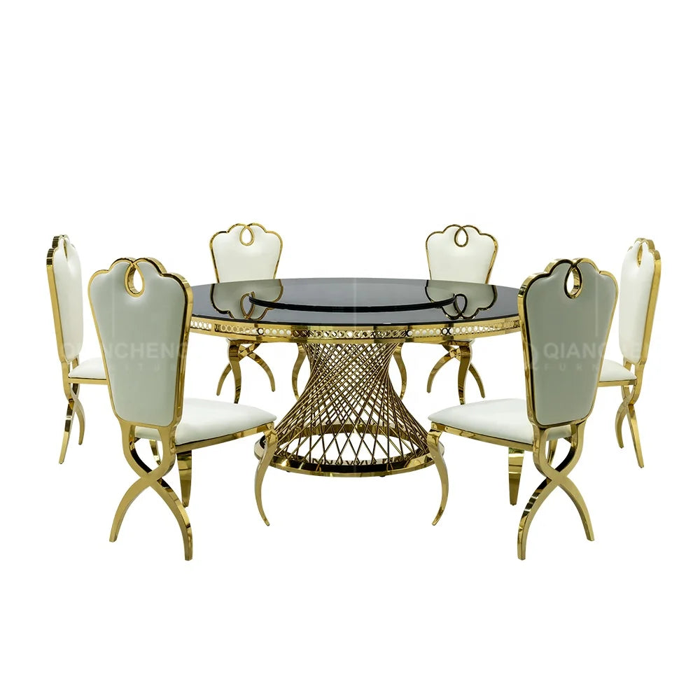 furniture wedding chairs and tables metal gold stainless steel