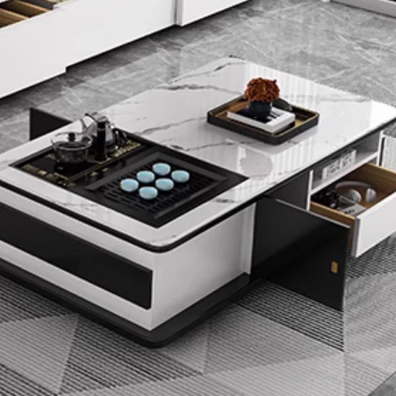 Multi-Function Smart Coffee Table: Luxury, Affordable, Rectangle, Modern Nordic Design