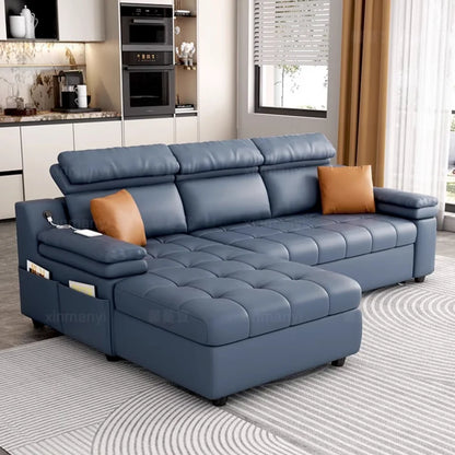 Reclining Storage Sofa - Modern Corner Lounge & Designer Loveseat