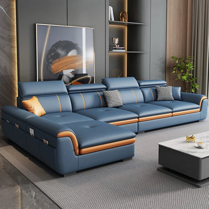 Designer Fancy Living Room Sofa: Nordic Reclining Loveseat