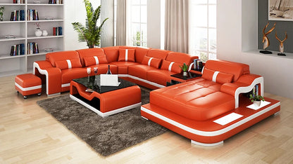 Customized Luxury Sectional Sofa Set for Modern Living Rooms