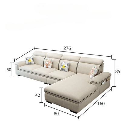 Simple Modern Lazy Sofa: Soft Recliner, Lounge Floor, Sectional Furniture