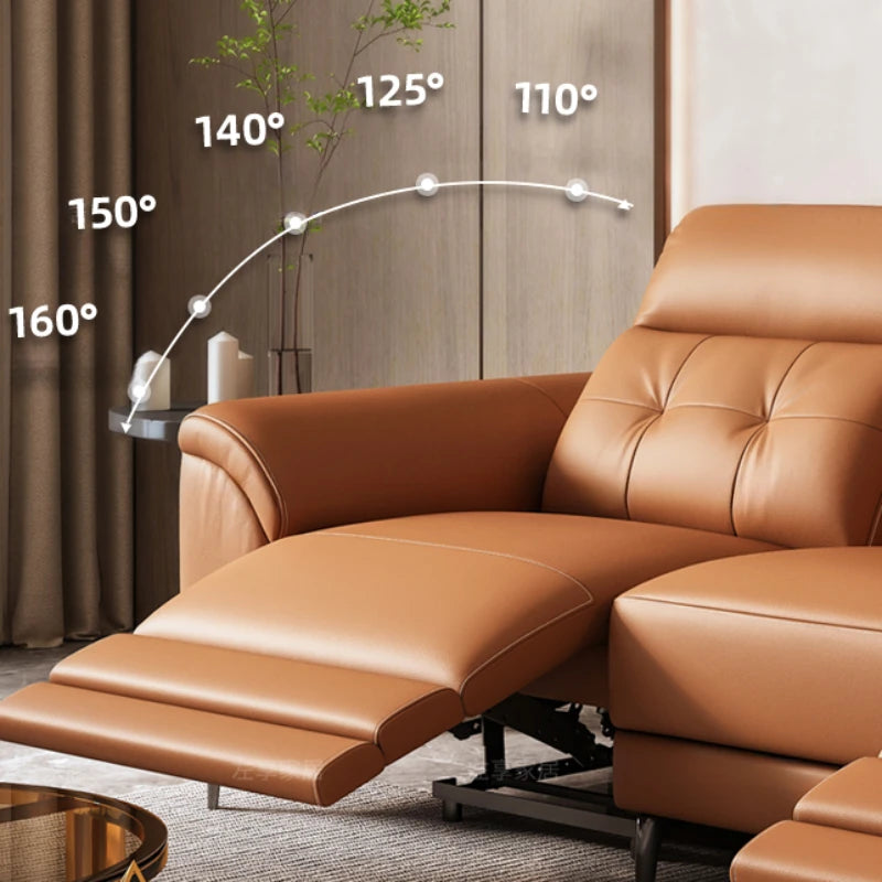 Electric Designer Sofa Chair - Functional Reclining Leather Lounge