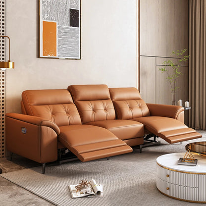 Electric Designer Sofa Chair - Functional Reclining Leather Lounge