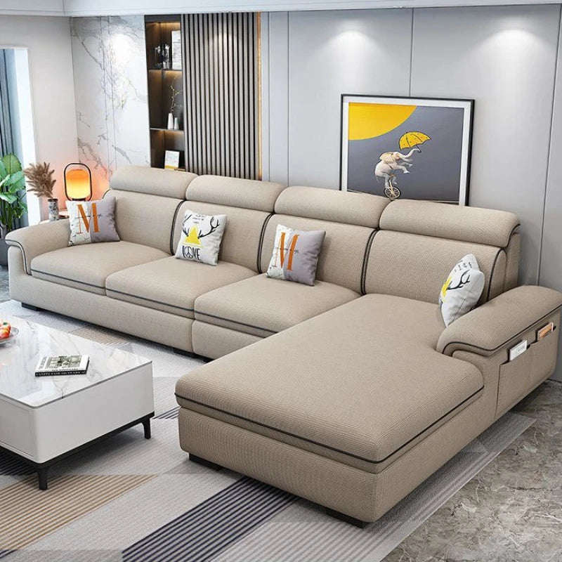 Simple Modern Lazy Sofa: Soft Recliner, Lounge Floor, Sectional Furniture