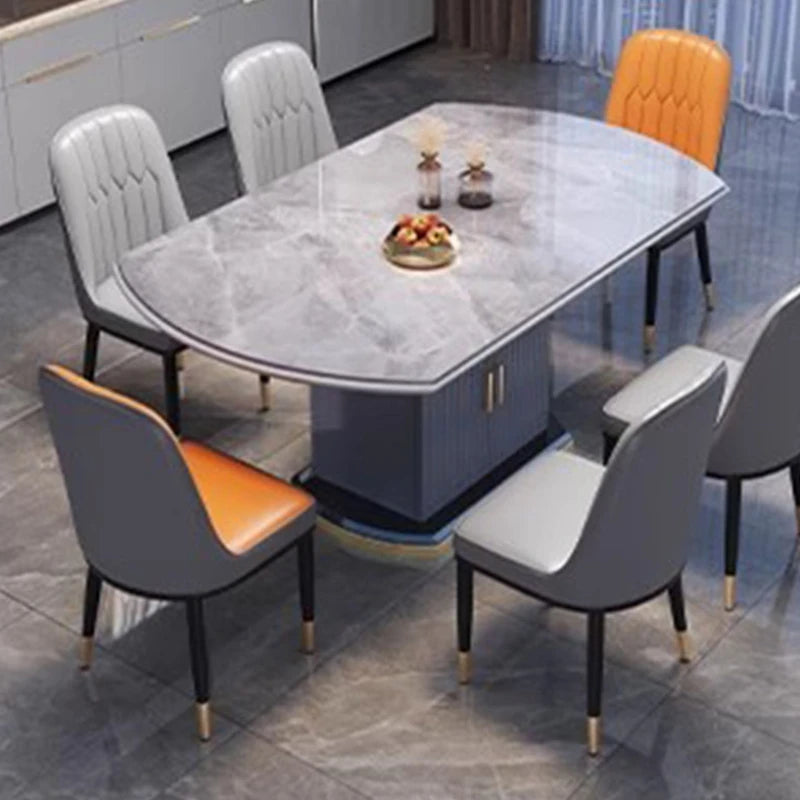 Round Luxury Dining Table: Designer Nordic, Modern, Italian, Big Restaurant Furniture