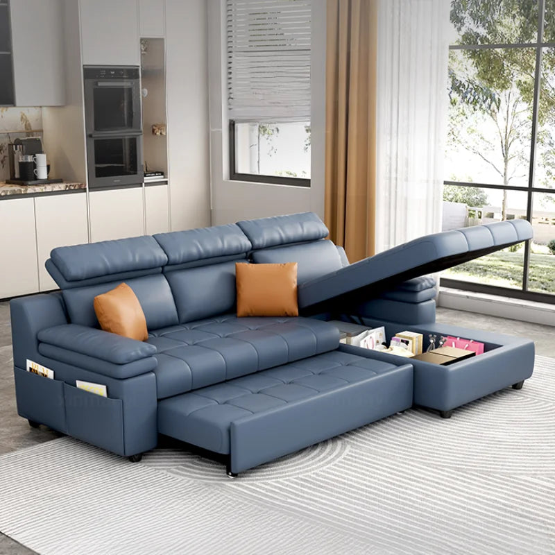 Reclining Storage Sofa - Modern Corner Lounge & Designer Loveseat